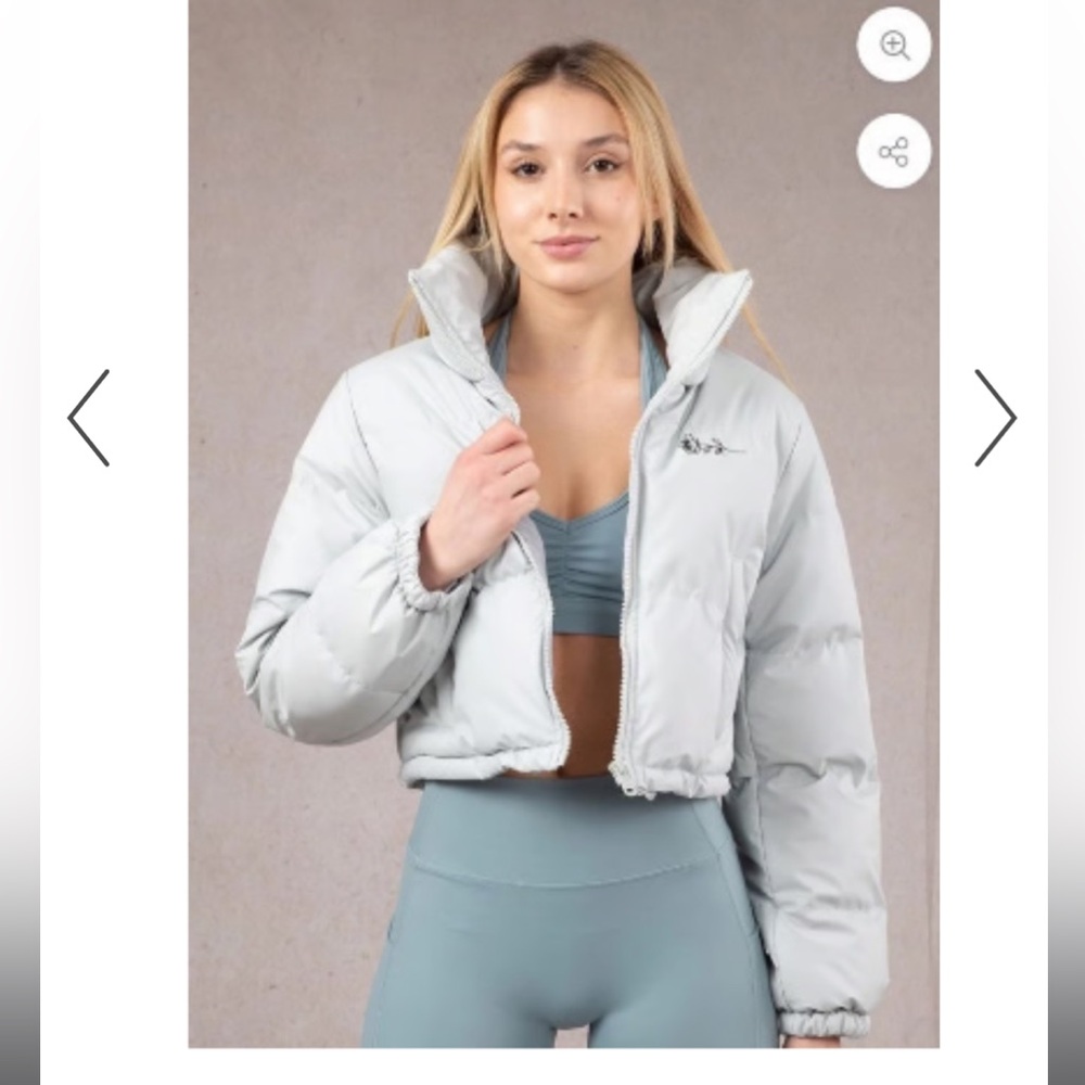 YoungLA Light Pink Puffer Rosita Jacket - Picture 6 of 6